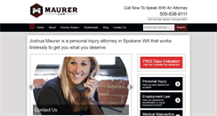Desktop Screenshot of personalinjurylawyer-spokane.com