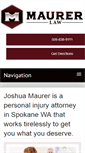 Mobile Screenshot of personalinjurylawyer-spokane.com